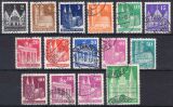 1948  Freimarken: Bautenserie - eng gezähnt
