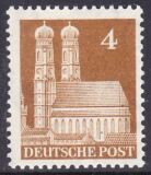 1948  Freimarken: Bautenserie - eng gezähnt