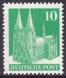 1948  Freimarken: Bautenserie - eng gezähnt