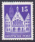 1948  Freimarken: Bautenserie - eng gezähnt