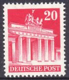 1948  Freimarken: Bautenserie - eng gezähnt