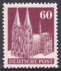 1948  Freimarken: Bautenserie - eng gezähnt