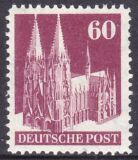 1948  Freimarken: Bautenserie - eng gezähnt