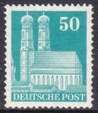 1948  Freimarken: Bautenserie - eng gezähnt