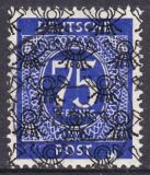 1948  Freimarken: Ziffernserie mit Netzaufdruck  67 II