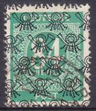 1948  Freimarken: Ziffernserie mit Netzaufdruck  68 II