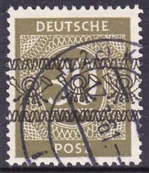 1948  Freimarken: Ziffernserie mit Bandaufdruck  63 I