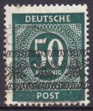 1948  Freimarken: Ziffernserie mit Bandaufdruck  66 I