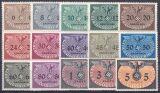 1940  Dienstmarken: Hoheitszeichen - großes Format