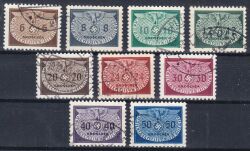 1940  Dienstmarken: Hoheitszeichen - kleines Format