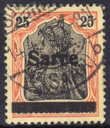 1920  Freimarken: Marke Deutsches Reich mit Aufdruck