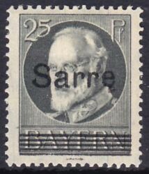 1920  Freimarken für den ehemals bayerischen Teil