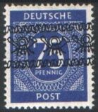 1948  Freimarken: Ziffernserie mit Bandaufdruck  67 I