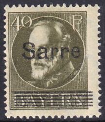 1920  Freimarken für den ehemals bayerischen Teil