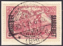 1920  Freimarken mit Aufdruck "Saargebiet"