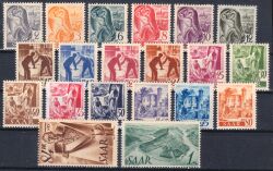 1947  Freimarken: Berufe und Ansichten
