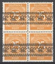 1948  Freimarken: Ziffernserie mit Bandaufdruck  62 I