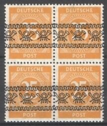 1948  Freimarken: Ziffernserie mit Bandaufdruck  62 I
