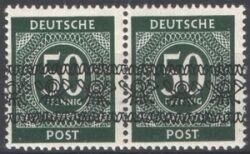 1948  Freimarken: Ziffernserie mit Bandaufdruck  66 I