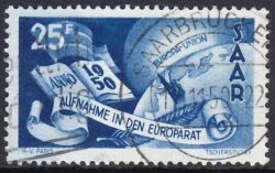 1950  Aufnahme des Saarlandes in den Europarat