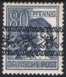 1948  Freimarken: Arbeiterserie mit Bandaufdruck