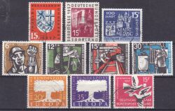 1957  Jahrgang ohne Freimarken