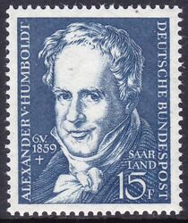 1959  100. Todestag von Alexander Freiherr von Humboldt