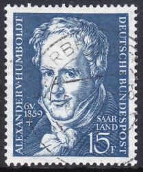 1959  100. Todestag von Alexander Freiherr von Humboldt