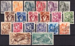 1947  Freimarken: Berufe und Ansichten