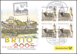 2005  Ausstellungsbeleg Nr. 100 - BRNO 2005 Internationale Briefmarkenmesse