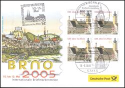 2005  Ausstellungsbeleg Nr. 100 - BRNO 2005 Internationale Briefmarkenmesse