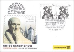 2009  Ausstellungsbeleg Nr. 143 - SWISS STAMP SHOW 2009 Rapperswil