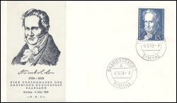1959  100. Todestag von Alexander Freiherr von Humboldt