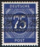 1948  Freimarken: Ziffernserie mit Bandaufdruck  67 I  K