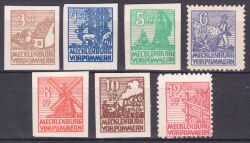 1946  Freimarken. sogen. Abschiedsserie x