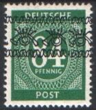 1948  Freimarken: Ziffernserie mit Bandaufdruck  68 I  K