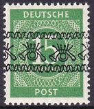 1948  Freimarken: Ziffernserie mit Bandaufdruck  58 I  K