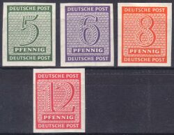 1945  Freimarken: Ziffern  ( I ) X