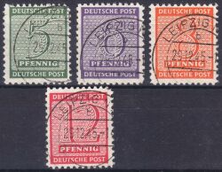 1945  Freimarken: Ziffern  ( I ) mit amtl. Zähnung