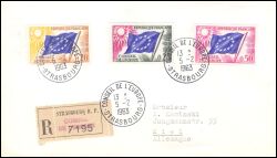 1963  Europafahne - FDC