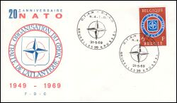 1969  20 Jahre Nordatlantikpakt (NATO)