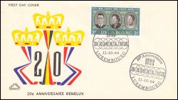 1964  20 Jahre Zollunion BENELUX