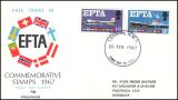 1967  Aufhebung der Zollschranken zwischen EFTA-Ländern