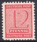 1945  Freimarken: Ziffern  ( I ) mit amtl. Zähnung