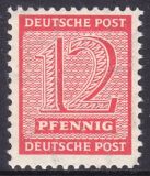 1945  Freimarken: Ziffern  ( I ) mit amtl. Zähnung
