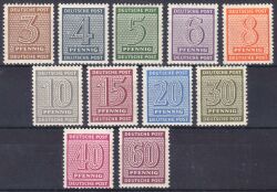 1945  Freimarken: Ziffern  ( II ) Y