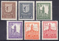 1946  Freimarken: sogen. Abschiedsserie mit Wz.