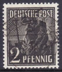 1948  Freimarke mit Bezirksstempel-Aufdruck - 166