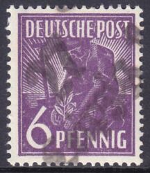 1948  Freimarke mit Bezirksstempel-Aufdruck - 167