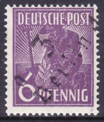 1948  Freimarke mit Bezirksstempel-Aufdruck - 167